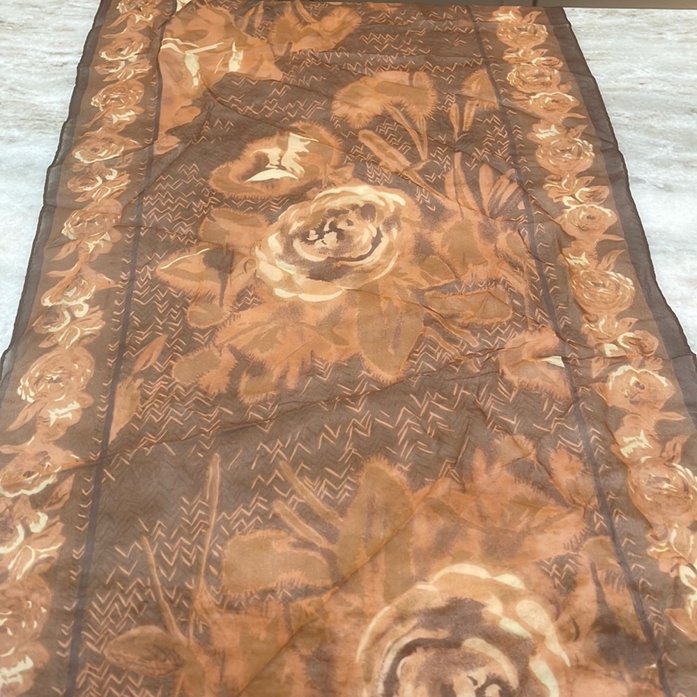 Oscar de la Renta silk scarf